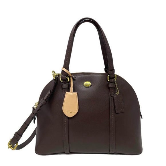Vintage Coach Peyton Satchel‎ Purse Circa 2010ish Brown - Picture 1 of 9